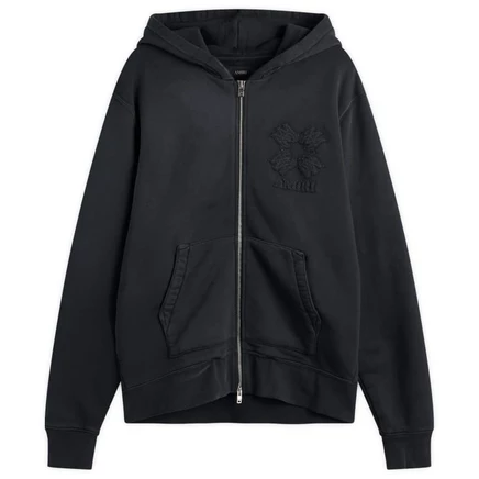 Мужская худи на молнии Amiri MA Quad, черная