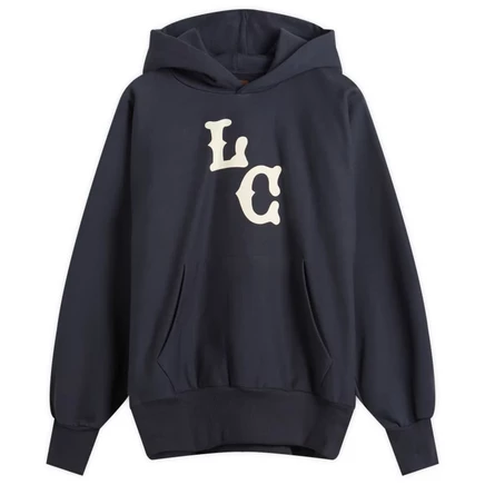 Мужское худи Late Checkout LC из хлопка, темно-синее