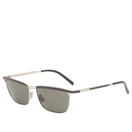 Мужские очки Saint Laurent SL 795 Joe, серебристо‑серые