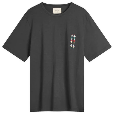 Футболка с изображением народных жителей soft black