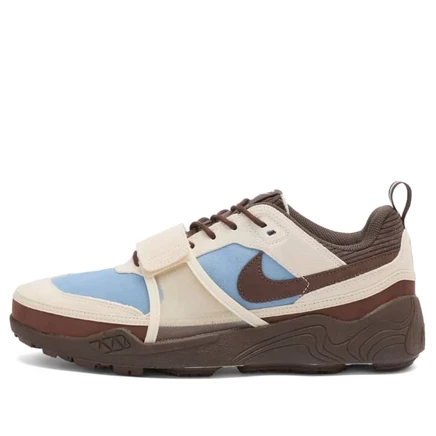 Кроссовки Nike x Travis Scott Zoom Field Jaxx blue, brown & ivory