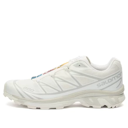 Мужские кроссовки Salomon XT-6, бело-серо-бежевые