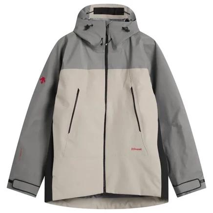 Куртка Descente Hardshell x JJJJound, серо-бежевая