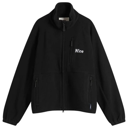 Мужская флисовая куртка NCE POLARTEC, черная