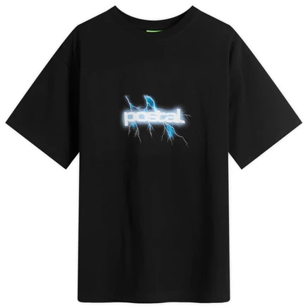 Мужская футболка Postal Lightning, чёрная