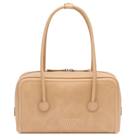 Женская сумка MARGESHERWOOD Small Soft Boston, бежевая