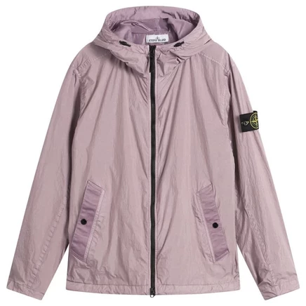 Мужская парка Stone Island Crinkle Reps, фиолетово-серая