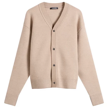 Мужской кардиган Jacquemus Merino, многоцветный бежевый