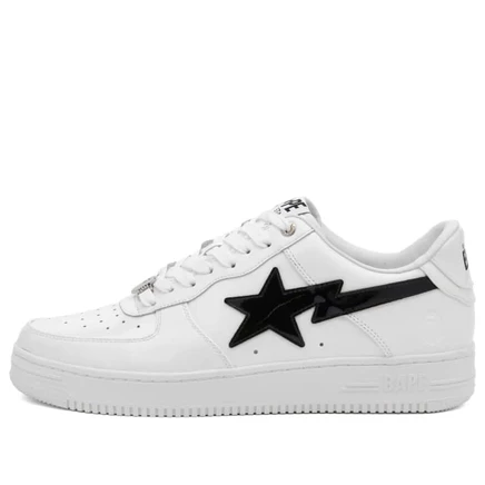 Раскрашенная кожаная кроссовка BAPE Sta с изображением купающейся обезьяны