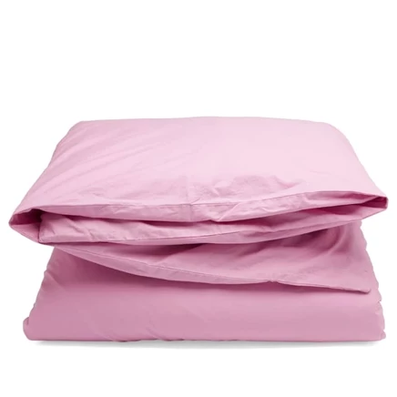 Пододеяльник Tekla Fabrics King, органич. хлопок, розовый