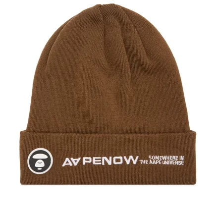 Мужская шапка AAPE AAPE NOW, зеленая