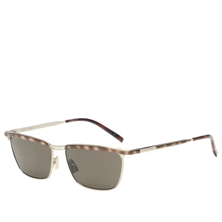 Мужские солнцезащитные очки Saint Laurent SL 795 Joe, золотисто-серые