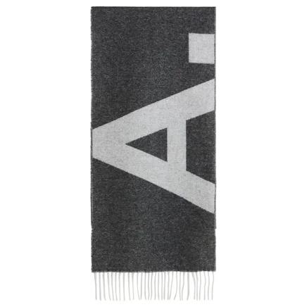 Мужской шарф A.P.C. Malo Logo, черный