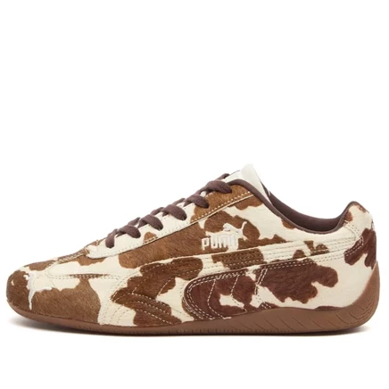 Женские кроссовки Puma Speedcat Cow Print, коричневые