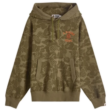 Мужское худи A Bathing Ape Asia Camo, оливковое