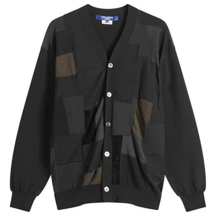 Мужской кардиган Junya Watanabe MAN Multi Patch, черный