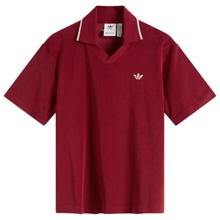 Футболка-поло Adidas x Wales Bonner collegiate burgundy