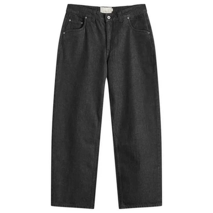 Классические мешковатые джинсовые брюки за десять центов black washed