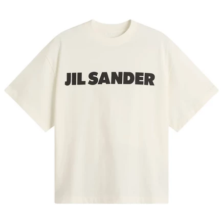Футболка с логотипом Jil Sander