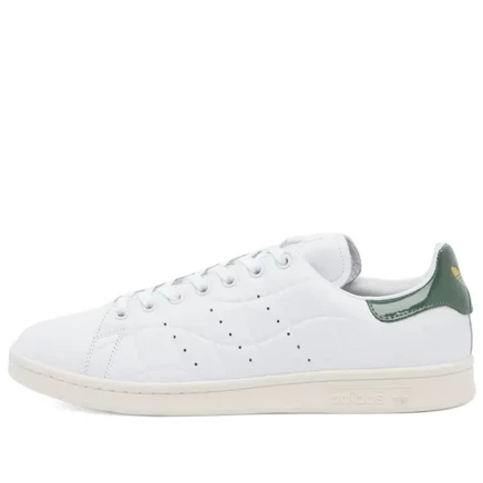 Мужские кроссовки Adidas x Dime Stan Smith, бело-зеленые