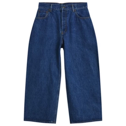 Мужские широкие джинсы Studio Nicholson x Beams Plus Holly, потертые