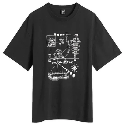 Футболка-головоломка Brain Dead Mind Puzzle black