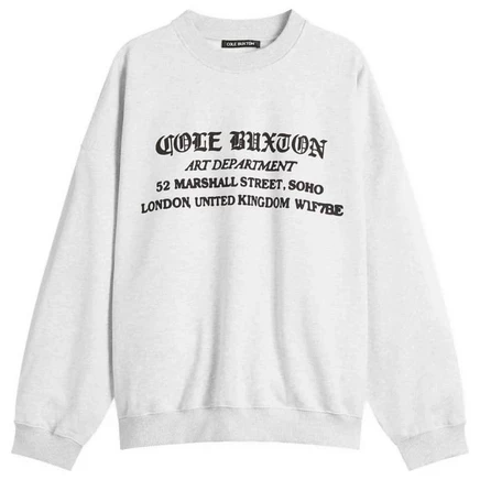 Мужской свитшот Cole Buxton Art Department, серый