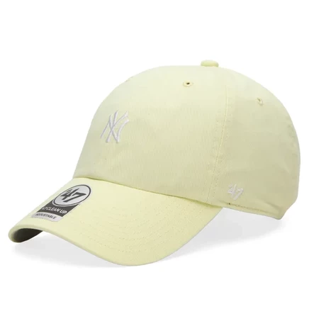 Кепка 47 NY Yankees Base Runner Clean Up, желтая