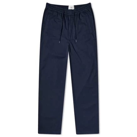 Народные брюки на шнурках deep navy