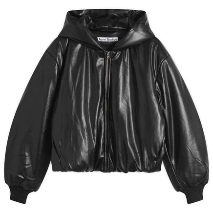 Мужская куртка Acne Studios Offy из искусственной кожи, черная