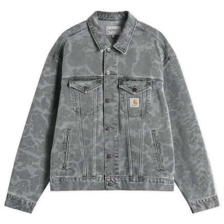 Мужская куртка Carhartt WIP Helston, черный камуфляж