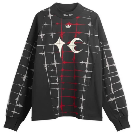 Мужской лонгслив Adidas x Thug Club Goalie, черный