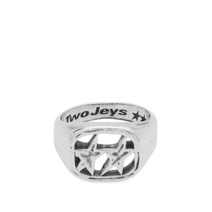 Мужское кольцо Twojeys Framed, серебристое