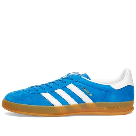 Мужские кеды Adidas Gazelle Indoor, сине-белые