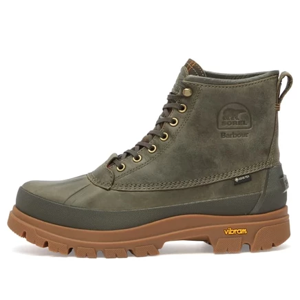 Мужские ботинки Sorel x Barbour Daystorm GTX, оливковые