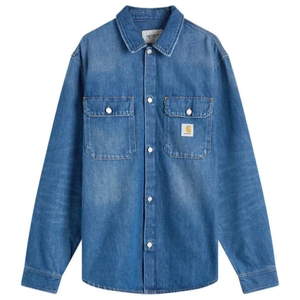 Джинсовая рубашка-пиджак Carhartt WIP Harvey