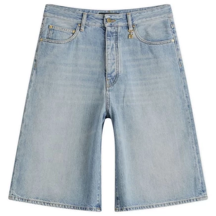 Джинсовые шорты AMIRI stone indigo