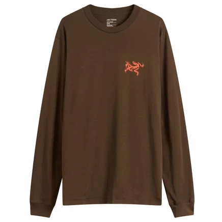 Мужской лонгслив Arcteryx Kragg SL Bird, коричнево-синий