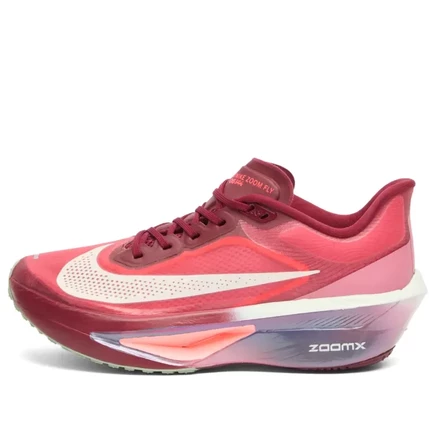 Мужские кроссовки nike zoom fly 6, красный/зеленый/розовый