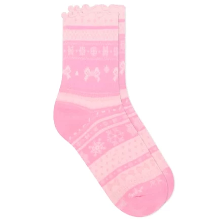 Женские носки Skims Plush Pointelle, розовые