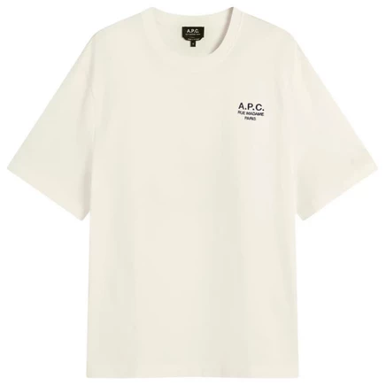 Мужская футболка A.P.C. Rue Madame, бело-синяя