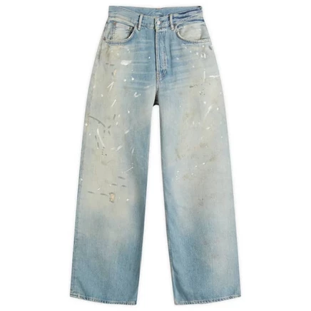 Мужские широкие джинсы Acne Studios Trafalgar Wash, светло-голубые