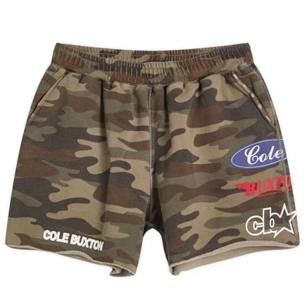 Шорты из камуфляжного джерси Cole Buxton camo