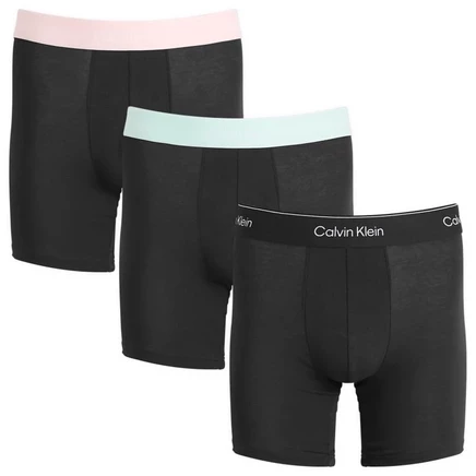 Мужские брифы Calvin Klein Icon 3 шт., чер/мят/роз