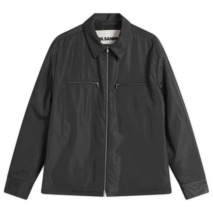 Куртка-рубашка из нейлона Jil Sander на молнии
