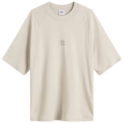 Мужская футболка Umbro Washed High Neck, дымчато-серая