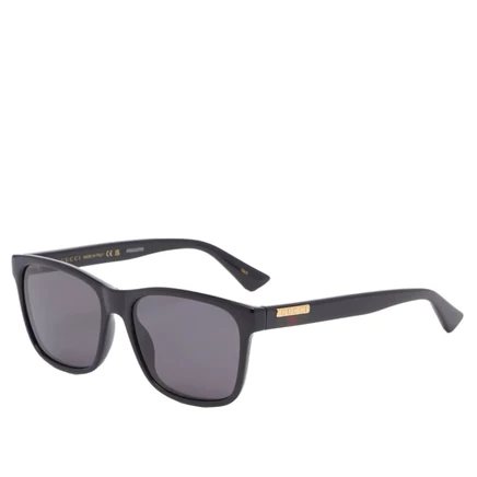 Ацетатные солнцезащитные очки Gucci Lines black & grey