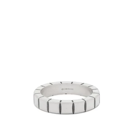 Мужское кольцо Serge Denimes Box Ring, оксидированное серебро
