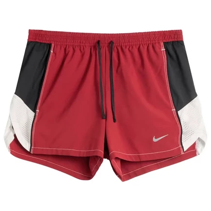 Мужские беговые шорты Nike Dri‑FIT Retro, красно‑черно‑белые