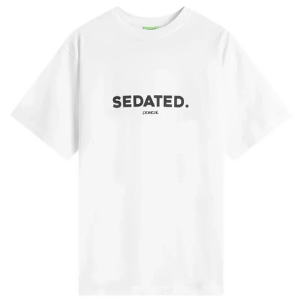 Унисекс-футболка Postal Sedated, белая